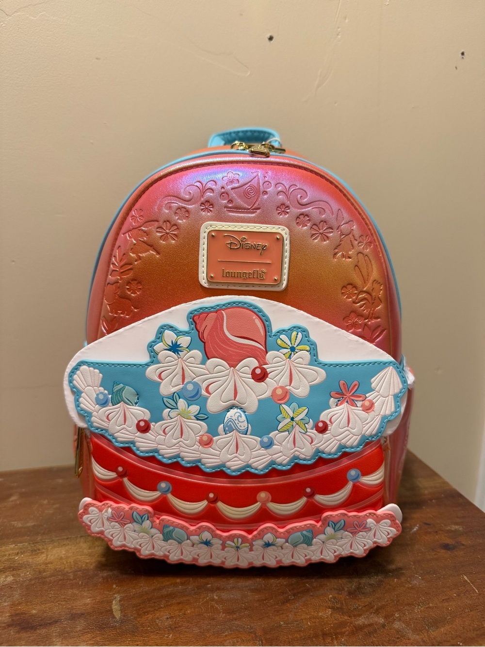Disney Moana Iridescent Cake Loungefly Mini Backpack